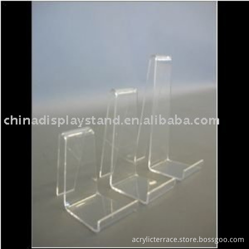 lucite clear handbag display stand